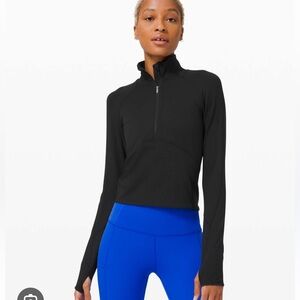 lululemon athletica Women's Black Always Alert 1/2 Zip
